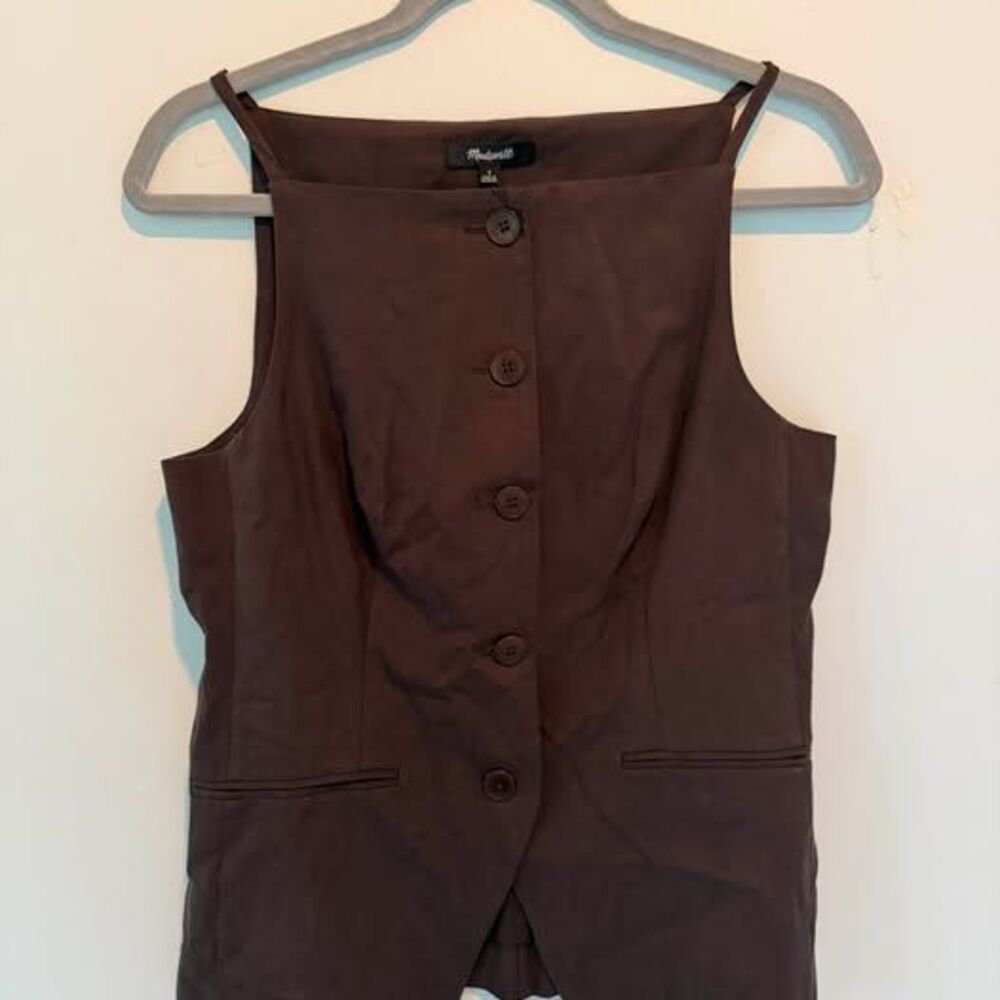 Madewell Button-Front Vest
